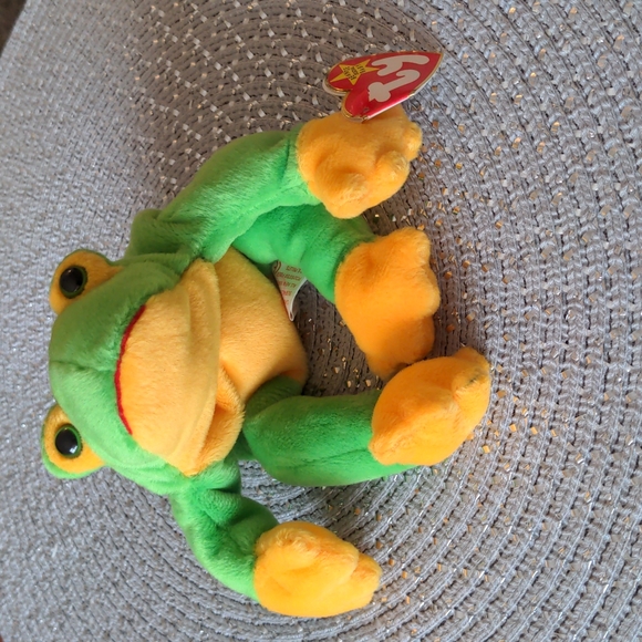 Smoochy is a BEANIE BABY frog from 1997, not a real frog - Picture 4 of 4